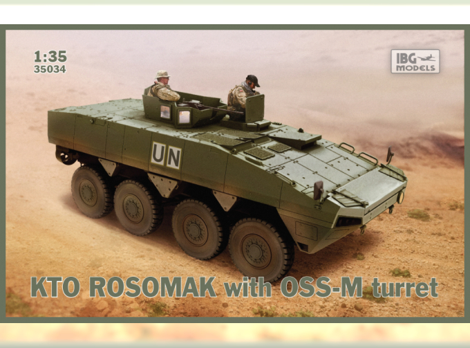 Сборная модель Польский БТР KTO ROSOMAK with OSS-M turret