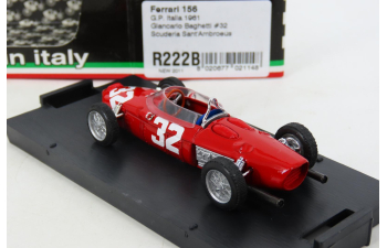 FERRARI F1 156 Scuderia Sant'ambroeus №32 Gp Italia G.Baghetti (1961), Red