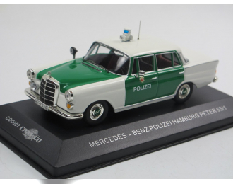 MERCEDES-BENZ 200D Polizei Hamburg Peter, white / green