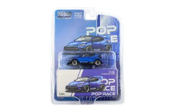 Pandem GR Yaris, metallic blue