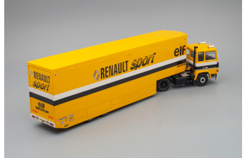 BERLIET TR350 race transporter Tractor F1 (1983), yellow