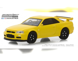 NISSAN Skyline GT-R (BNR34) 2001 Lightning Yellow 