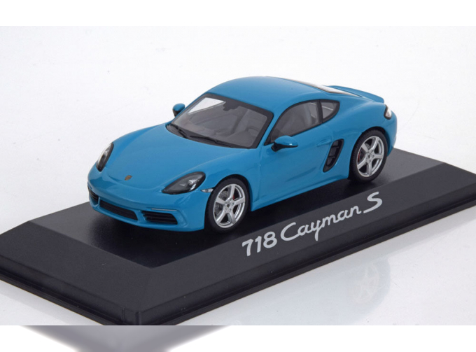 PORSCHE Cayman S 2016, light blue