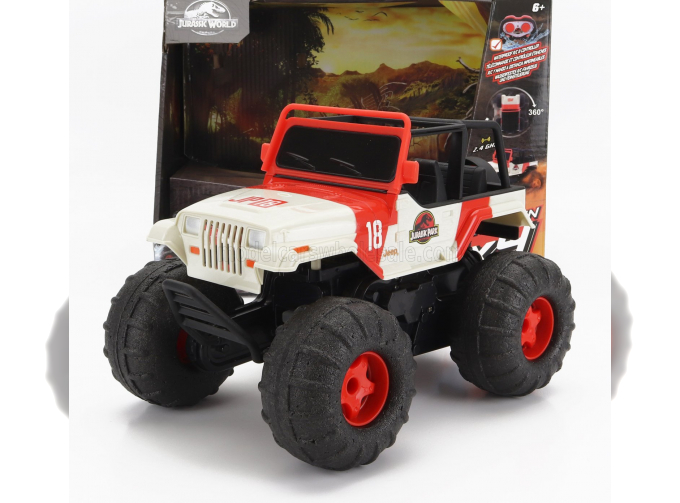 JEEP Wrangler Sea And Water Land Open (2015) - Jurassic World, White Red