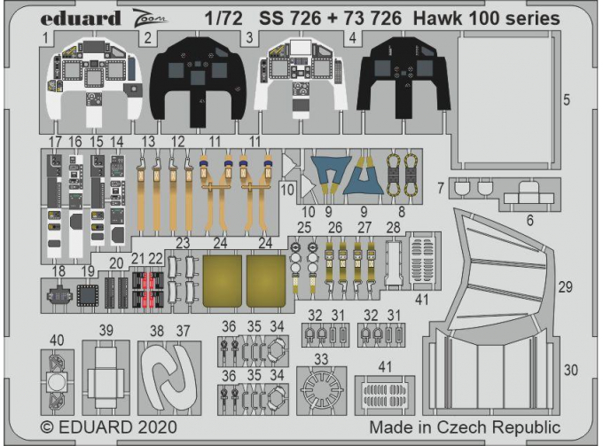 Набор фототравления для Hawk 100 серия