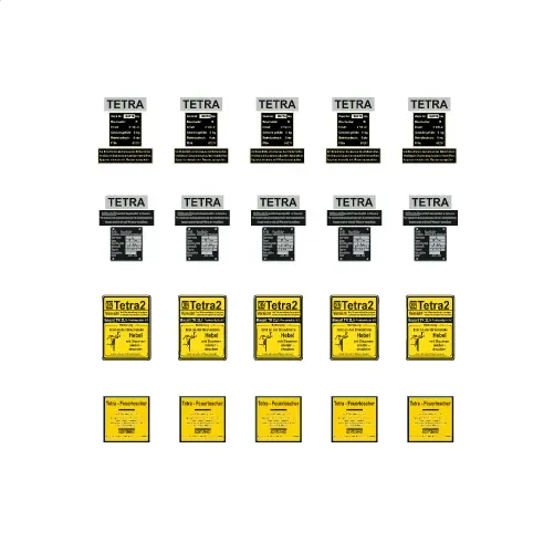 Декаль немецкие огнетушители Tetra