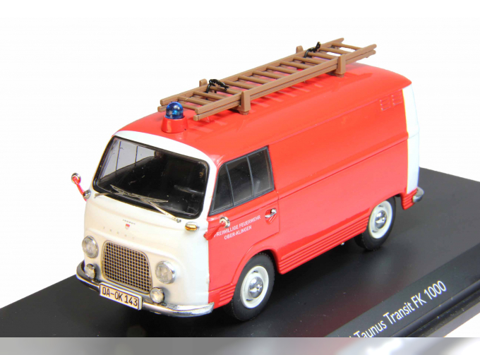 FORD Taunus Transit FK 1000 "FFW Obel-Klingen", red / white