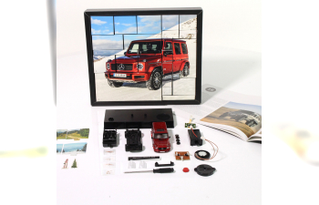 MERCEDES-BENZ G-class W463 (2018), designo hyacinth red metallic, Advent Calendar (сборная модель)