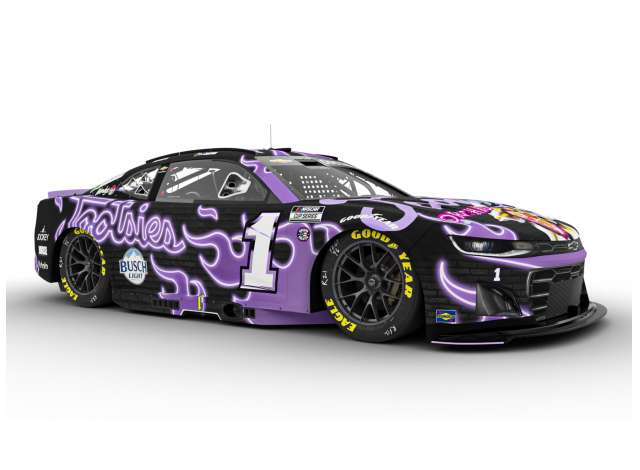Chevrolet #1 Ross Chastain *Tootsies Orchid Lounge* black/purple/white 2025