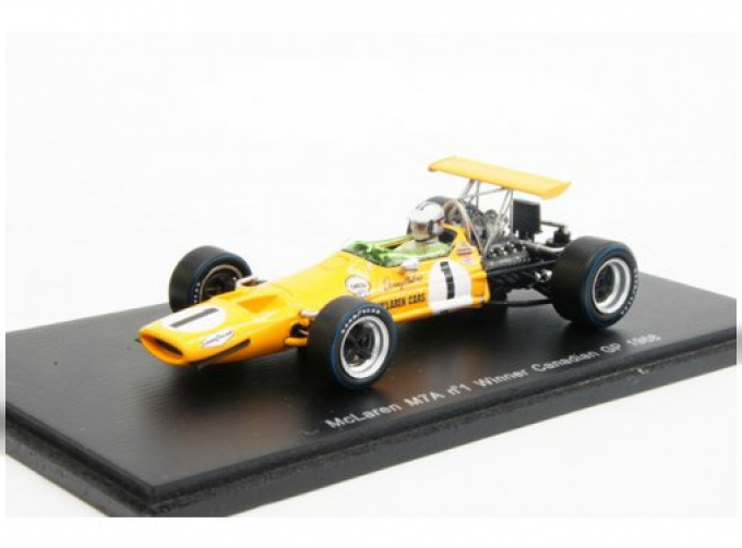 McLAREN M7A 1 Победитель Canadian GP 1968 Denny Hulme (FI), yellow