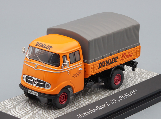 MERCEDES-BENZ L319 Dunlop, orange / grey