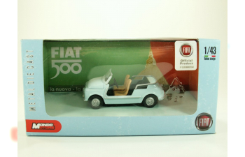 FIAT 500 Jolly (1957), серия FIAT 1:43, бледно голубой