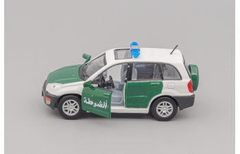 TOYOTA RAV4 Police of Dubai United Arab Emirates, green / white