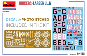 Сборная модель JUNKERS Larsen Jl.6 Airplane 1920