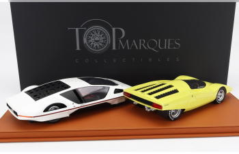 FERRARI Pininfarina Set - Modulo 1970 + 512s Speciale (1969), White Yellow