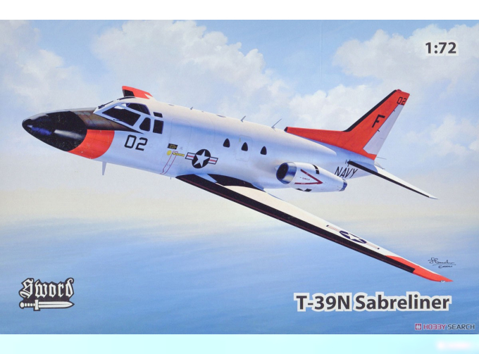 Сборная модель T-39N Sabreliner