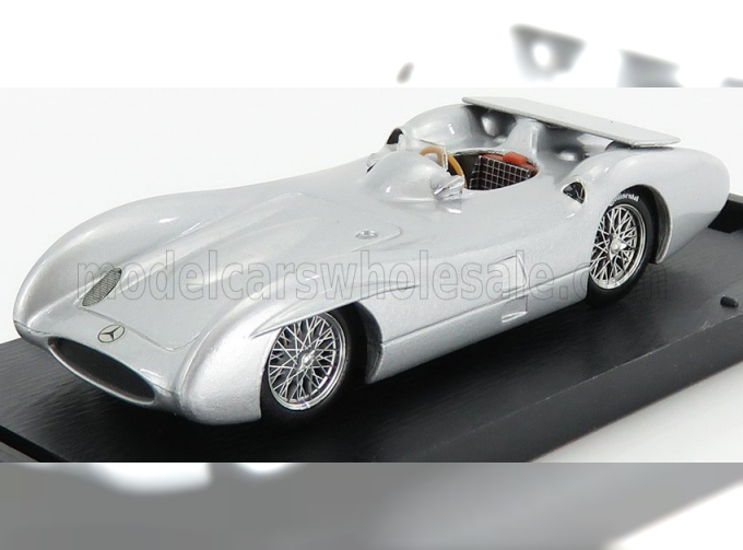 MERCEDES BENZ W196c N 0 Test Freno Areodinamico Posteriore Monza Italy 1955 S.moss, Silver