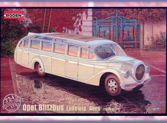 Сборная модель Немецкий автобус Opel Blitzbus Ludewig "Aero" (1937)