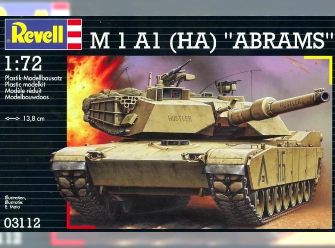 Сборная модель Американский ОБТ M1A1 (HA) Abrams