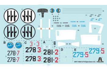 Сборная модель Самолет S.79 Sparviero