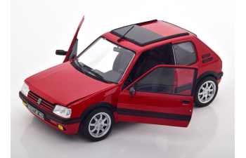 PEUGEOT 205 GTI with PTS Rims (1991), red