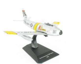 North American F-86F Sabre (États-Unis), серия Avions de Combat à Réaction 37, серебристый