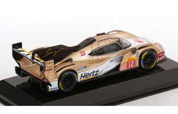 PORSCHE 963 9rd 4.6l Turbo V8 Team Hertz Jota №12 24h Le Mans (2024) Will Stevens - Norman Nato - Callum Ilott, White Gold