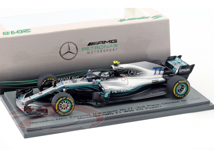 Mercedes-AMG Petronas Motorsport #77 2nd Chinese GP - 100 GP's 2018 Mercedes F1 W09 EQ Power+ V