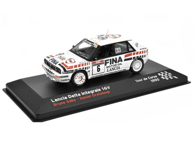 LANCIA Delta Integrale 16V Bruno Saby - Daniel Grataloup Tour de Corse #6 (1990), white