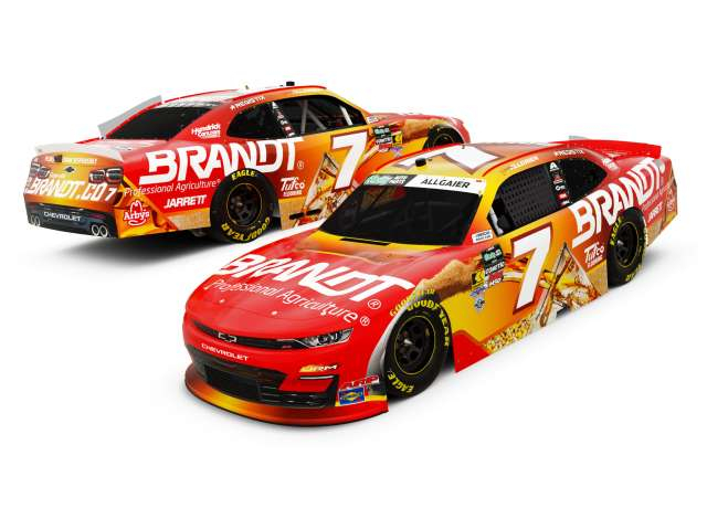 Chevrolet #7 Justin Allgaier *Brandt Whiskey*, various 2026