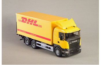 SCANIA R730 DHL Truck, yellow