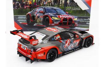 BMW 4-series M4 Gt3 Team Walkenhorst Motorsport N102 24h Nurburgring (2022) Jorg Muller - Mario Von Bohlen - Ben Tuck - Jorn Schmidt Staade, Grey Orange