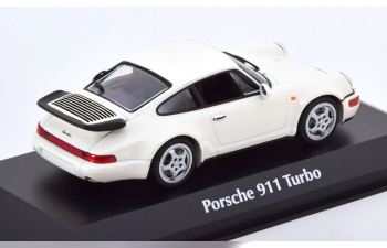 PORSCHE 911 964 Turbo Coupe (1990), White