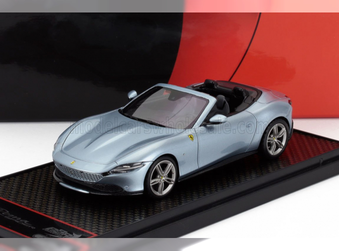 FERRARI Roma Spider Open (2020), Grigio Alloy - Blue Grey Met