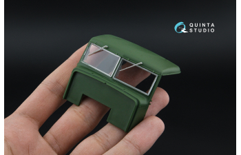 3D Декаль интерьера кабины КрАЗ-255Б (Roden) (с 3D-печатными деталями)