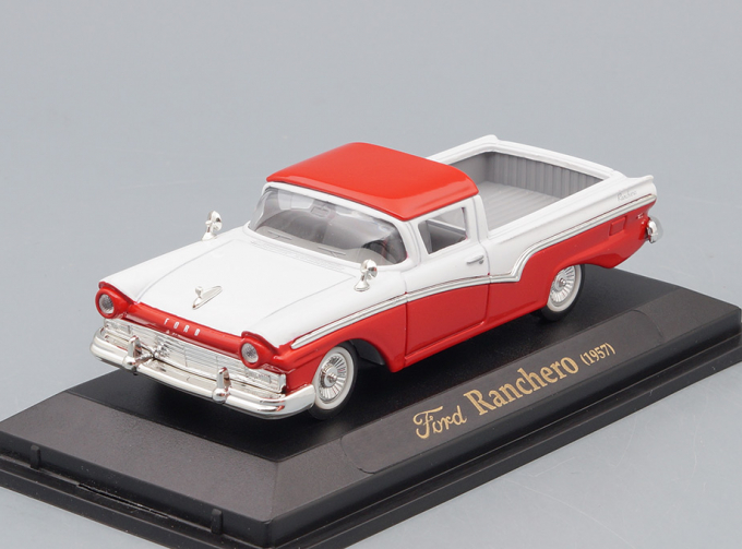 FORD Ranchero (1957), white / red