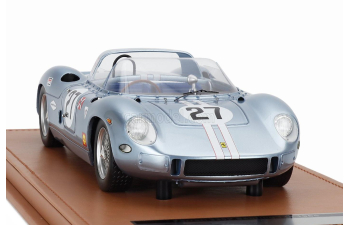 FERRARI 330p 4.0l V12 Spider №27 12h Sebring (1965) Charlie Kolb - John Fulp, Light Blue Met