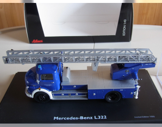 MERCEDES-BENZ L322 THW Drehleiter Mertz DL22, blue