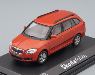 SKODA Fabia II (2007), tangerine orange met