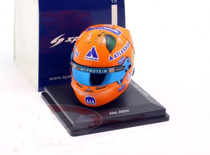 MINI HELMET Alex Albon  WILLIAMS Racing №23 5th Miami GP Formula 1 (2025)