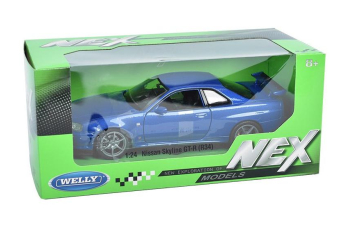 NISSAN Skyline GT-R (R34) (1999), blue