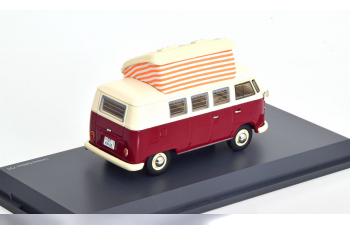 VOLKSWAGEN T1b Minibus Camping (1962), red cream