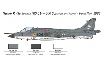 Сборная модель Самолет FRS.1 SEA HARRIER