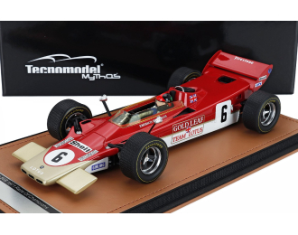 LOTUS F1 56b N 6 Race Of Champion (with Pilot Figure) (1971) Emerson Fittipaldi, Red White Gold