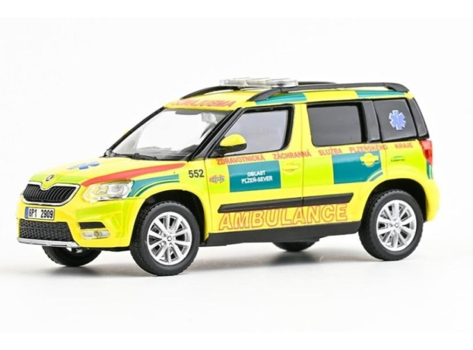 SKODA Yeti FL (2013) Служба скорой медицинской помощи Пльзеньского региона