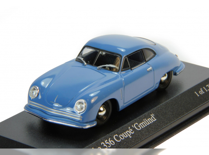 PORSCHE 356 Gmund Coupe (1949), blue