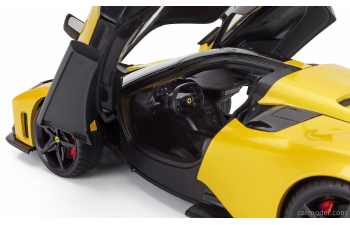 FERRARI F80 (2024) - Black Wheels, Giallo Tristrato - Yellow Met
