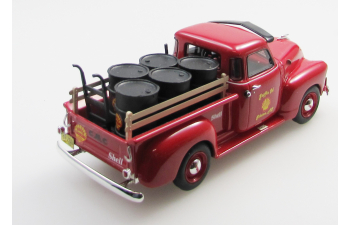 GMC Series 100 5-Window pickup (1953) - Shell gasoline delivery truck, red