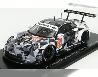 PORSCHE 911 991-2 Rsr Team Dempsey Proton Racing N88 24h Le Mans 2020 D.Bastien - A.de Leener - T.preining, Grey Black