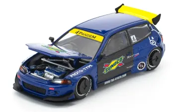 HONDA Pandem Civic EG6, blue/black
